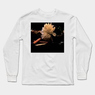 Chrysanthemum & Cinnamon - Baroque Inspired Dark Still Life Photo Long Sleeve T-Shirt